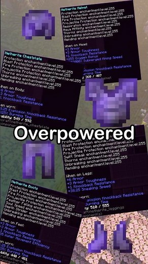 How OP is Level 255 Max Netherite Armor?