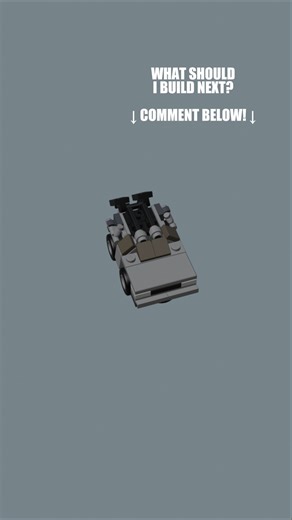 Lego Mini DeLorean | Satisfying Timelapse