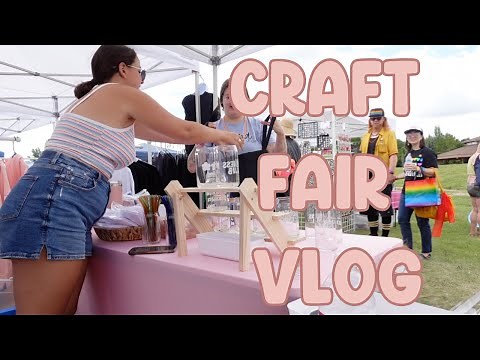 My Most Successful Craft Fair Yet | Craft Fair Set Up | Small Business Owner