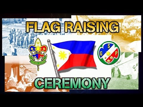 Flag Raising Ceremony - Scouting