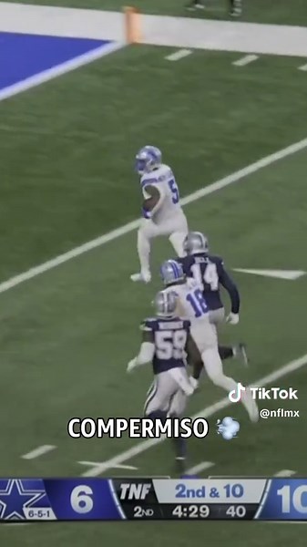 David Montgomery encontró el camino directo al touchdown 💨 #nfl #nflmx #tiktokdeportes #lions