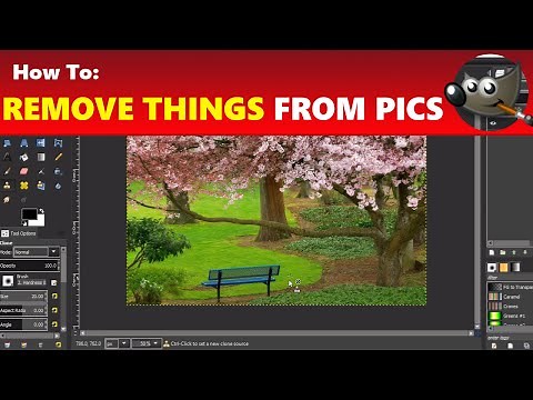 How to Remove Parts Of An Image Using GIMP | Using GIMP Tutorial