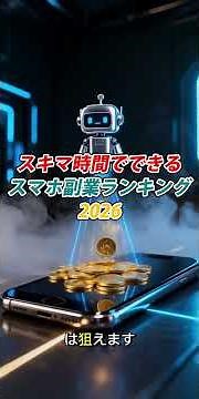 【必見！】スマホ副業ランキング2026