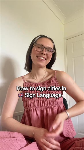 13K views · 274 reactions | How you can sign different cities in British sign language. Comment what city sign you would like to learn! #bsl #britishsignlanguage #signlanguage #sign #tutorial #sse #signsupportedenglish #deafawareness #deaf #howto | Adeleonova | Facebook