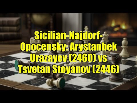 Sicilian-Najdorf-Opocensky: Arystanbek Urazayev (2460) vs Tsvetan Stoyanov (2446)