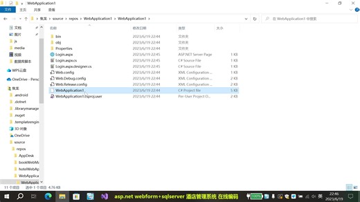 【教程】c#项目asp.net/winform/web网站运行教程