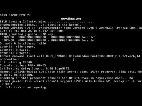 2DiskWin on a 386 (Debug only)
