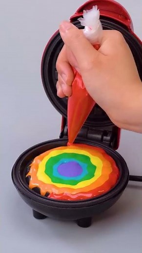 Colorful Waffle Cake | So Yummy Cake Tutorials | Easy Chocolate Cake | Master Cake | #Shorts