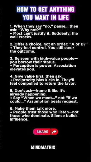 How to Get Anything You Want in Life (Psychology-Backed Power Moves) ...