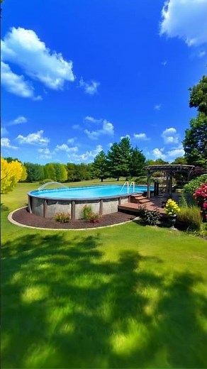 Beautiful Backyard Pool Setup, Real Customer Install