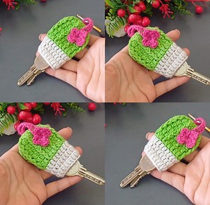 816K views · 1.9K reactions | Crochet cactus keychain is so cute (PART 4) | Dekor | Facebook