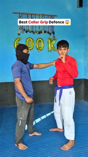 Prakash Haldhar on Instagram: "Best Collar Grip Defence 😱🥋 #selfdefence #judo #selfdefense #viral #explore"