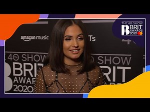 Mabel reacts to winning Female Solo Artist | The BRIT Awards 2020