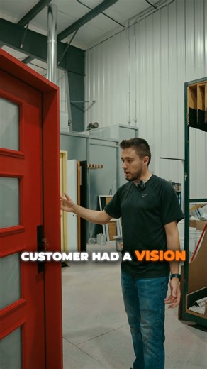 A customer came to us with a bold vision: a bright red door with a multi-point lock system for added security. We brought it to life — exactly the way they imagined it. If you can dream it, we can build it. 📍 16 Dimar Dr, Ruthven, ON 📞 519-919-9994 🔗 PrecisionDoors.org #PrecisionDoors #CustomEntryDoors #MultiPointLock #ExteriorDesign | Precision Doors