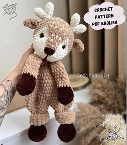 Reindeer Crochet Pattern: Plush Amigurumi Deer Toy (PDF Pattern English) - Etsy
