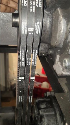 Belt replacement of Gardner Denver Compressor