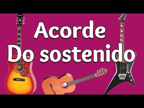 C sharp major chord 👉 C# 👈 C# on Spanish, electric, acoustic or Creole guitar