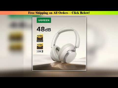 UGREEN Studio Pro Hybrid Active Noise Cancelling Headphones 48dB ANC APP Hi-Res LDAC Sound
