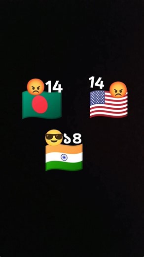 India vs Bangladesh vs America
