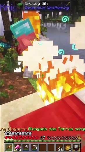 The fire dragon went crazy and burned everything in Minecraft!