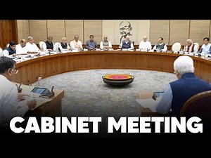 PM Modi chairs a Cabinet meeting