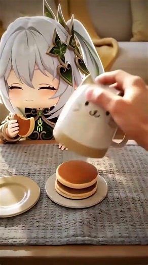 Play with cabbage 🥬 / Nahida 🐈 #genshinimpact #nahida