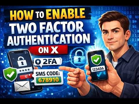 HOW TO ENABLE TWO FACTOR AUTHENTICATION ON X
