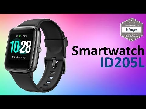 ID205L Smartwatch - H205L - Fitpolo 205L - Smart Watch IP67 - Veryfit Pro - Unboxing