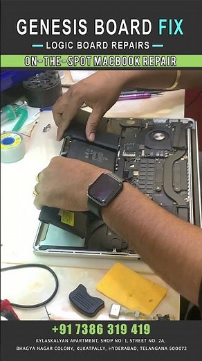 MacBook Pro A1398 Battery Replacement in Under 20 Minutes!#genesisboardfix #macrepair #ipad #mac
