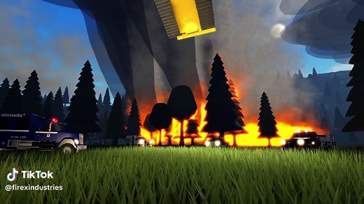 uploaded for housekeeping reasons pt2 #roblox #wildlandfirefighter #firestorm #robloxroleplay #roleplay #wildfire #firefighter #skycrane #plane #helicopter #bulldozer