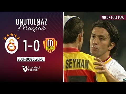 UNUTULMAZ MAÇLAR: Galatasaray (1-0) Malatyaspor | FULL MAÇ | 2001/2002 Sezonu