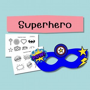 Printable Mask Craft Template: DIY Kids Activity (PDF Download)