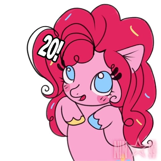 21😂😂 #21 #pinkiepie #mlp #animation #fyp | Pinkie Pie
