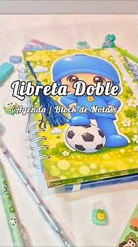 🌟Libreta Doble Estilo Agenda y Block de Notas🌟