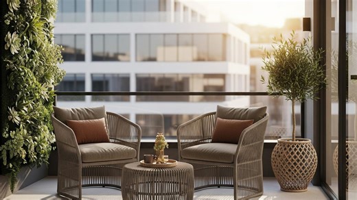 10 Teras Mini Modern untuk Santai di Hunian Perkotaan, Tetap Nyaman dalam Kebisingan