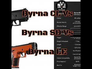 Byrna SD vs LE vs CL – Byrna Launcher Comparison Table