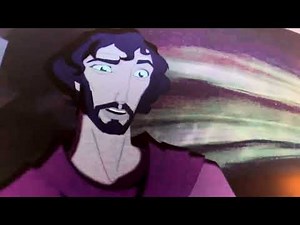 Moses encounters God at the burning bush - as depicted in - the Prince of Egypt - 1998