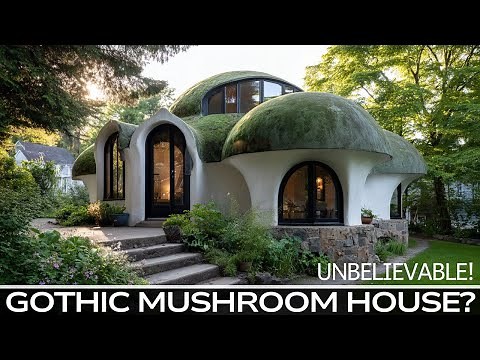 You’ve NEVER Seen a House Like This Before – Gothic Mushroom Home Design!