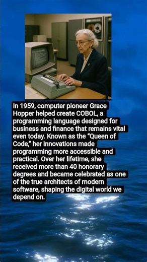 👩‍💻 Grace Hopper: The Queen of Code Who Built Modern Software 💡
