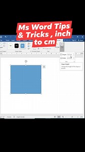 Ms Word Tips & Tricks , inch To cm . #msword #mswordtricks #word #microsoftword #microsoftoffice #tutorial #computer #basiccomputer #basic #basiccomputercourse #Education #reelschallenge #reelsvideoシ #reelstrending #reelkarofeelkaro #reelsfbシ #reelsindia | Shiv Gutam