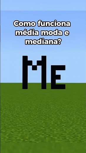 How do mean, mode, and median work? #minecraft #mathematics