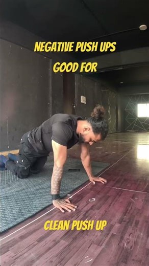 Negative push up