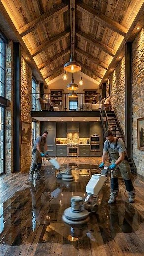 Luxury Rustic Modern Loft Interior Design