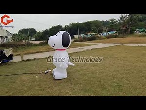 Promotional Inflatable Inflatable Snoopy Mascot Party Cartoon Inflatable Snoopy Balloon