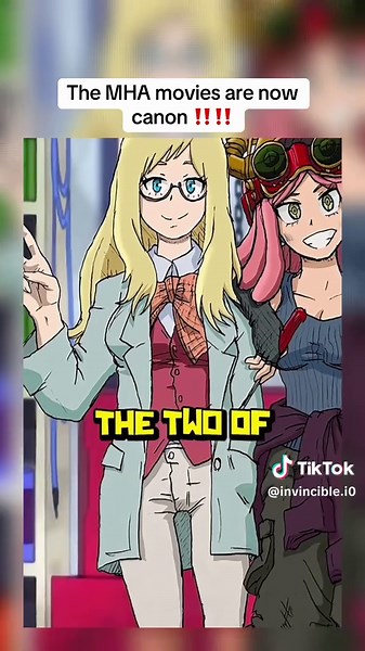 Do you think the movies should have been made canon?! #mha #myheroacademia #deku