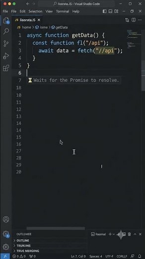This one trick makes async code beautiful #coding #programming #tutorial #code