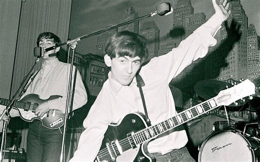 Why George Harrison Had a Black Eye at the First Beatles Recording Session