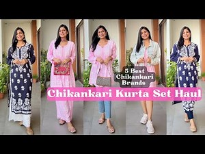 Chikankari Kurta Sets Haul | Dream Simple