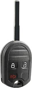 USARemote Keyless Entry Remote Car Key Fob Replacement Control for 2015 2016 2017 2018 2019 Ford Fiesta Transit Connect 3-Button Remote Head Key (CWTWB1U793)