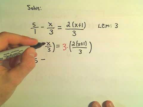 Solving a Basic Linear Equation - Example 2